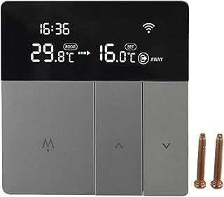 Smart WiFi Thermostat, für Tuya App, kompatibel, mit Alexa & für Homekit, programmierbarer Temperaturregler, für elektrische Fußbodenheizung, Gaskessel, 3A/16A/25A, (3A)