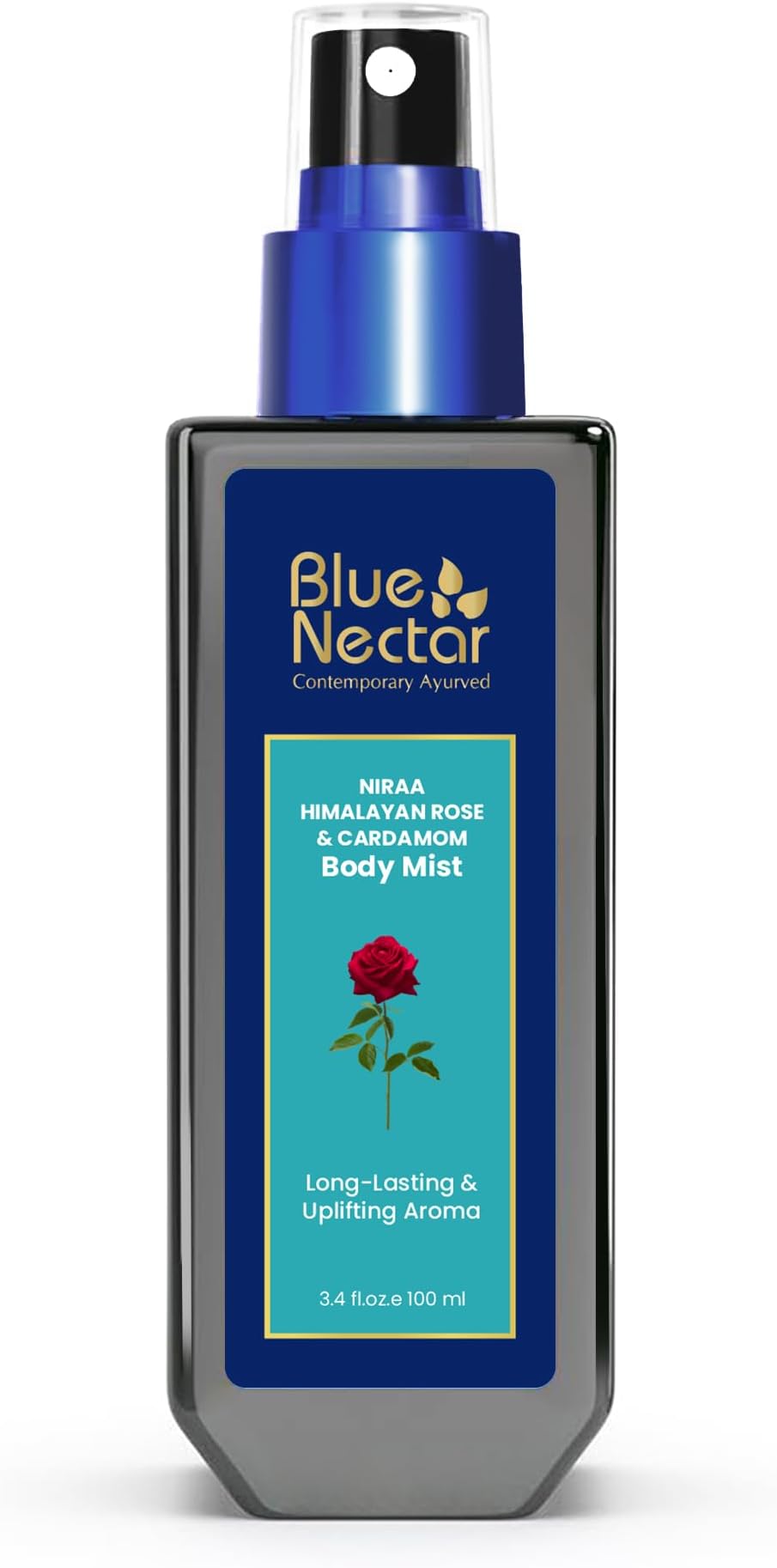 Body Mist for Women and Men. Long Lasting Uplifting Body Spray with Himalayan Rose and Cardamom (100ml)