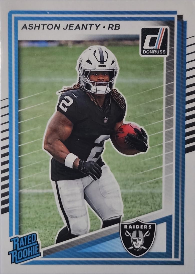 Las Vegas Raiders 2025 Donruss Factory Sealed Team Set Featuring Maxx Crosby, Geno Smith and Brock Bowers with Rated Rookie Cards of Ashton Jeanty, Jack Bech and Dont'e Thornton Jr Plus - Image 3