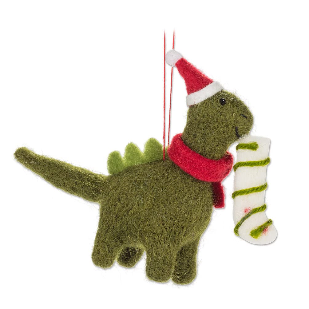 Décoration dinosaure des fêtes pour illuminer votre table de Noël