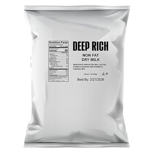 DEEP RICH Leche seca sin grasa 1 lb