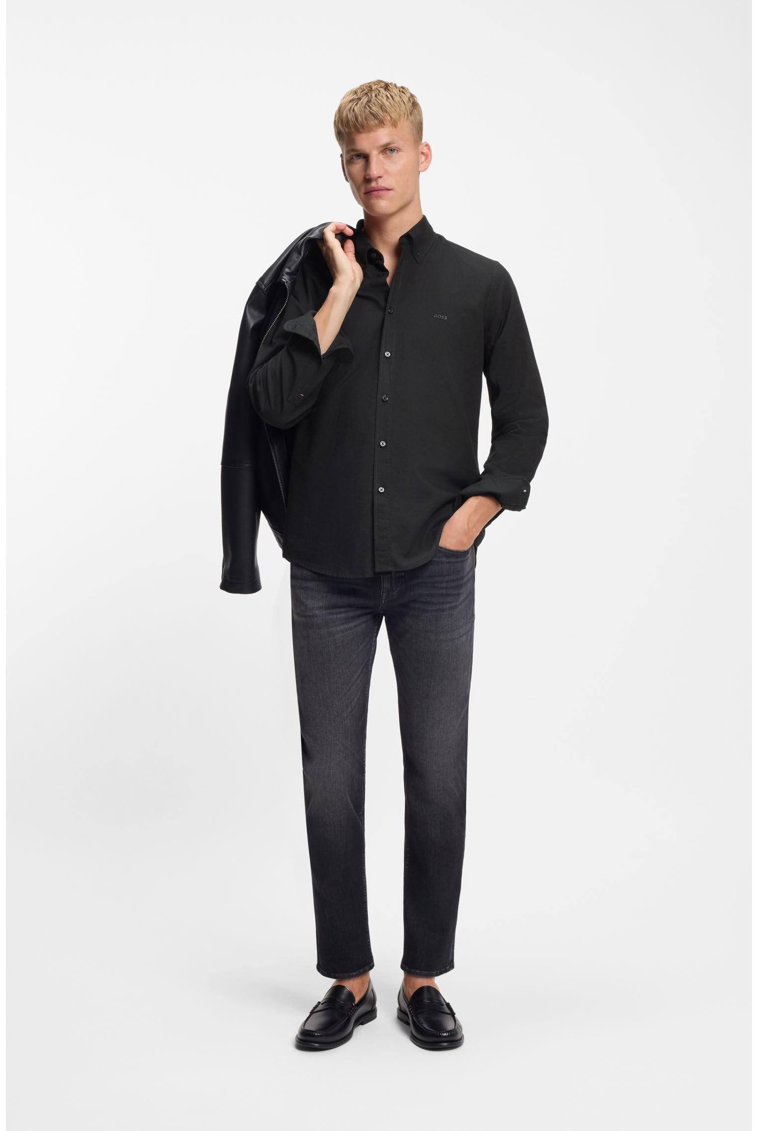 BOSS Herren Rickert_m 10260292 01 Shirt (1er Pack)
