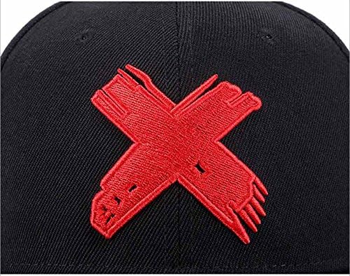 Quanhaigou Unisex Snapback Hats, Adjustable Embroidered Dad Hat Flat Bill Baseball Cap for Men Women - Image 2