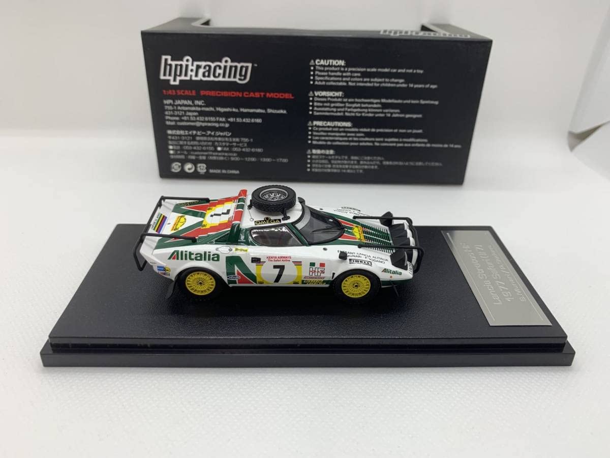 Amazon | hpi・racing 1/43 ランチア Lancia Stratos HF #7 1997