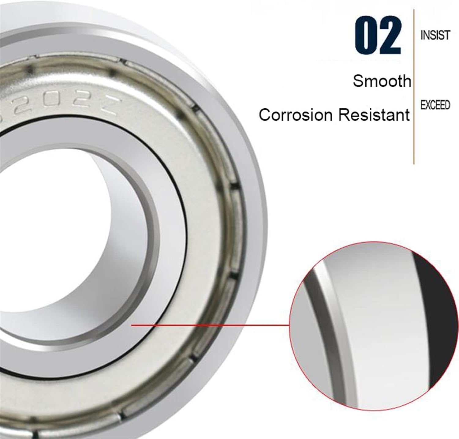 SMF95ZZ Flange Bearing 5x9x3 mm 10/20/50PCS ABEC-3 Double Shielded Stainless Steel Flanged SMF95 Z ZZ Ball Bearings SMF95Z MF95Z(10PCS)
