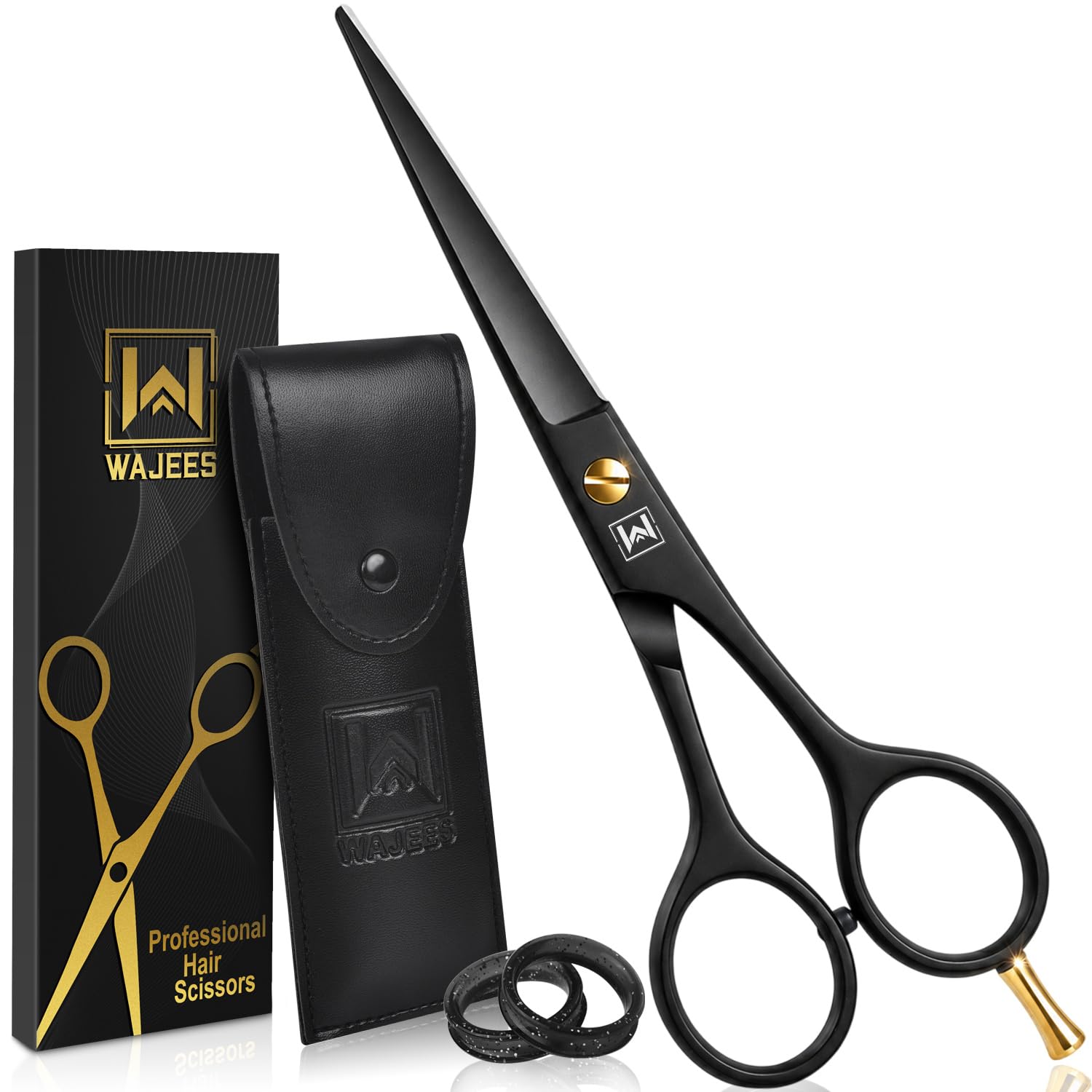6.5" Hair Cutting Scissors Professional – Haircut Shears for Salon & Barber