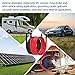 4 AWG Battery Cable 4AWG Gauge Pure Copper Battery Inverter Cables with 3/8 in Lugs Both Ends Power Inverter Wire Set for Automotive Solar Marine Boat RV Car Motorcycle Red and Black (6ft)