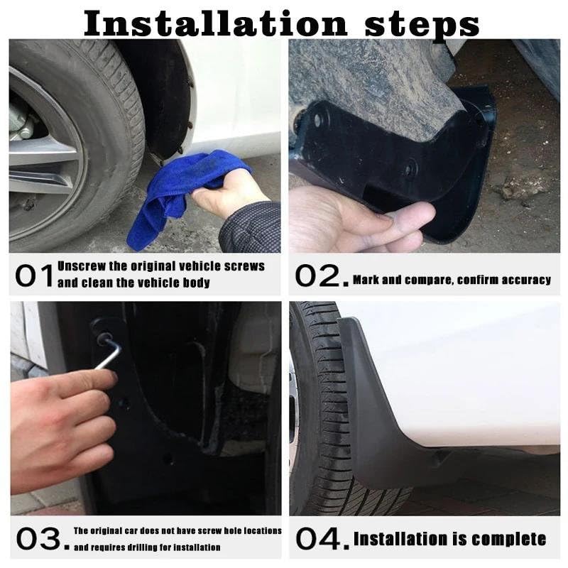 Bavettes de protection Mondeo 2007-2012 finition sur mesure premium
