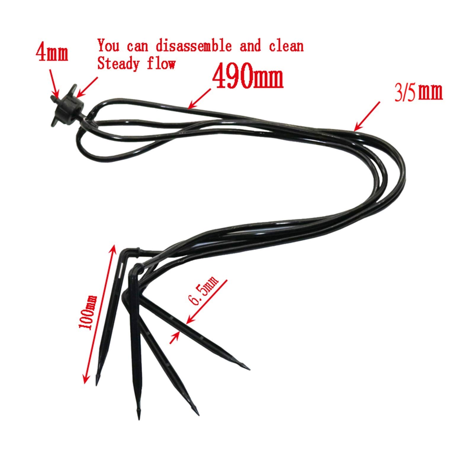 Kit tubo flessibile dell'irrinkler pianta Attrezzature per il distributore per serra Prodotti per l'irrigazione del giardino 20 set di arrow curvo Giardino Irrigazione Attrezzatura per irrigazione ant