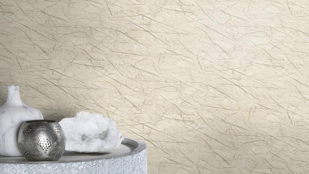 Rasch Tapeten Non Woven Wallpaper (Industrial) Beige goldene 10,05 m x 0,53 m Factory IV 428926 - Image 5