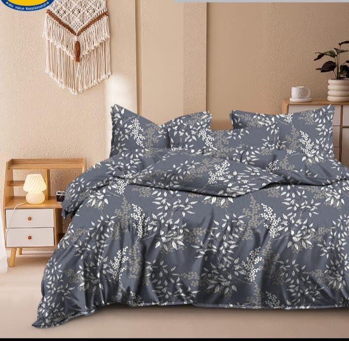 400tc 1 Reversible Comforter Super King Size108 x 108 Both Side Same Print 1 Bedsheet King Size 108 * 108 inches and 2 Pillow Cover (Comforter with Bedsheet)-picture-31