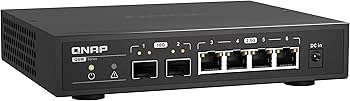 Amazon.co.jp: QNAP(キューナップ)2つの10GbE SFP+ポート、4つの2.5GbE