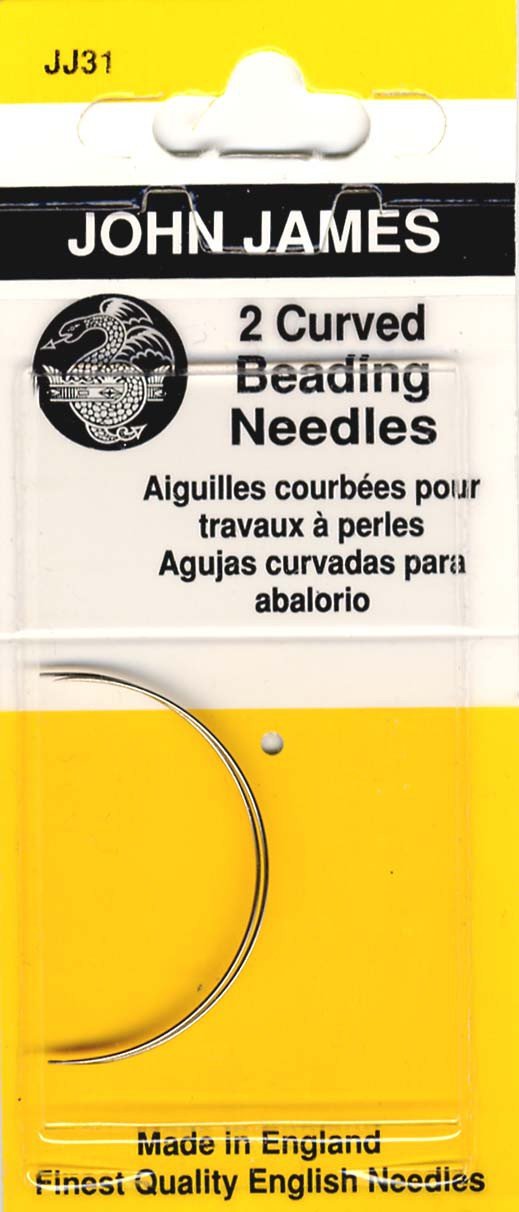 Colonial Curved Beading Needles-2/Pkg