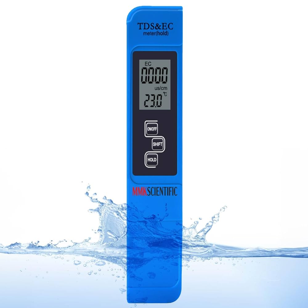 1点限定✨水質検査器 3 で 1 水テスター TDS EC メーター温度デジタル Amazon | DiyStudio 2個 デジタルTDSメーター、3-in-1 TDS＆EC＆