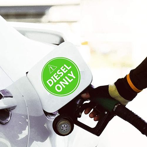 Miniatura 5 de Diesel Only - Letrero adhesivo de 4 pulgadas, solo diésel, para evitar errores de usuario, calcomanías adhesivas de combustible para camiones,