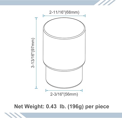 Miniatura 2 de Juego de 2 tapas para vaso de vidrio, para enjuague bucal y enjuague bucal, para cepillos de dientes y pasta de dientes y bebida para cristalería