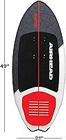 Vista 9 de Airhead Wakesurf Boards, EVA Traction Pads, Adjustable Foot Straps, Great for All Skill Levels, Multiple Sizes/Styles