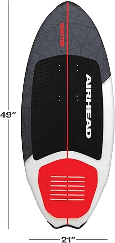 Miniatura 9 de Airhead Wakesurf Boards, EVA Traction Pads, Adjustable Foot Straps, Great for All Skill Levels, Multiple Sizes/Styles