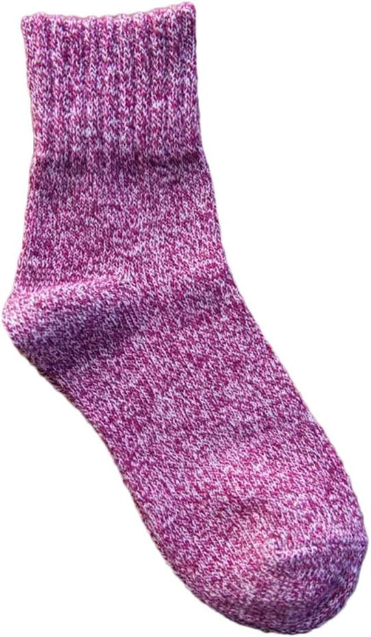 YTR6TW 3 Pairs Ladies Thickened Warm Wool Socks Autumn Winter Solid Colour Socks Womens Japanese Harajuku Socks