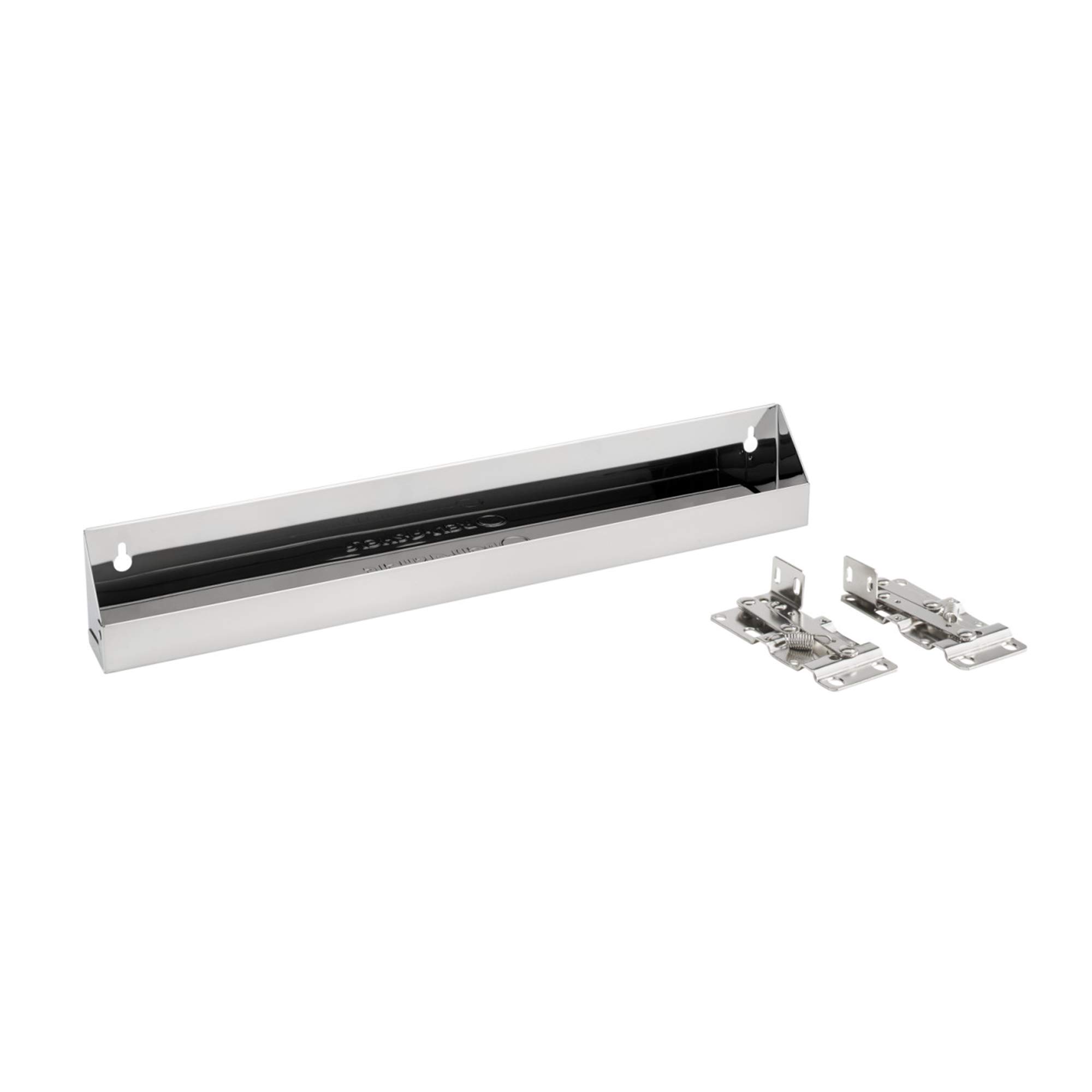 Rev-A-Shelf 19 in Stainless Steel Tip-Out Tray, Silver