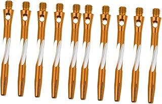 BESPORTBLE Suprimentos 10 Pçs Eixo De Dardo Dardos De Metal Alvos De Dardos Conjunto De Eixos De Dardo De Alumínio De Dardo Hastes De Eixo De Dardo Haste De Fio De Dardo Liga De Alumínio