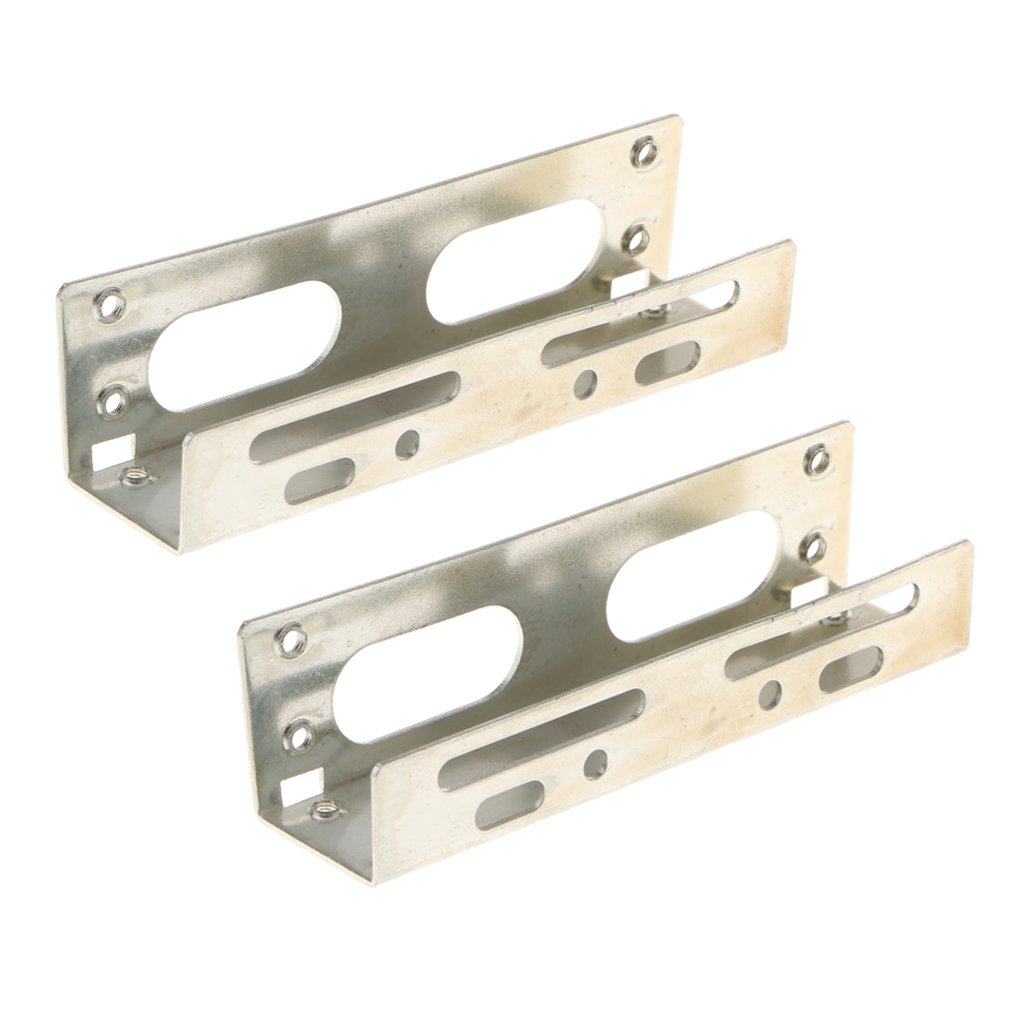 MagiDeal Interface 3.5'' SSD HDD to 5.25'' Bay Adapter Metal Mounting Adapter Bracket for Computer-image-41