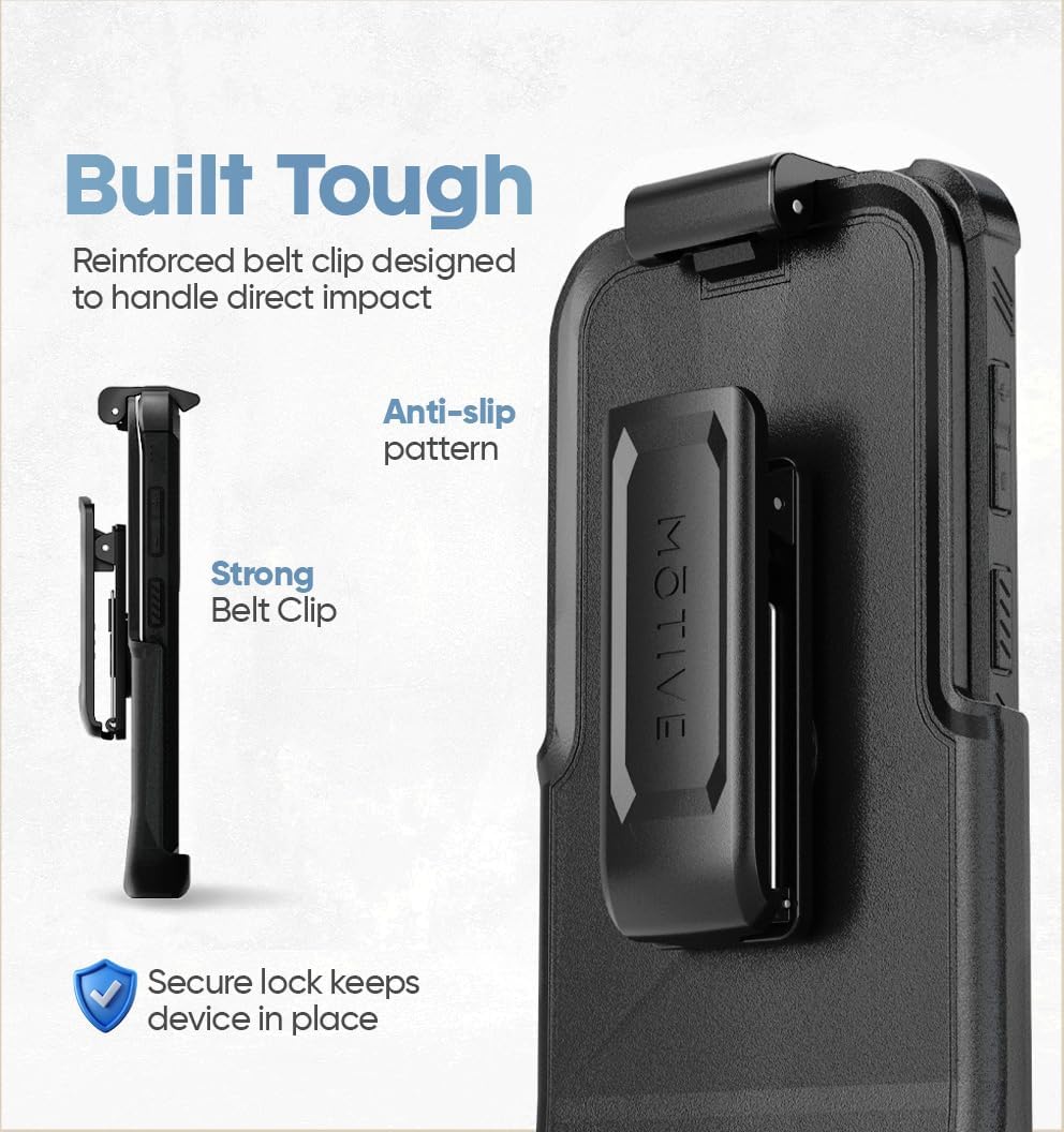 MOTIVE Phone Case Samsung s26, Belt Clip Holster, Rugged Bumper, Multi-Layer Protection, Reinforced Corners, Port Cover, Military Grade, s26 Case Magsafe | 6.3" - Bunker Series