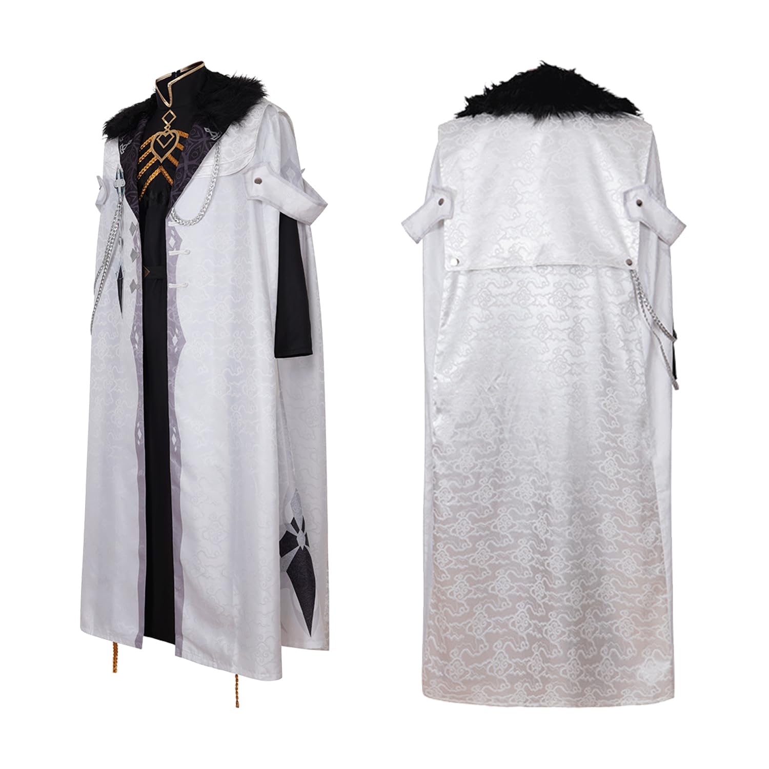 Amazon.co.jp: 原神 コスプレ衣装 Capitano カピターノ フル