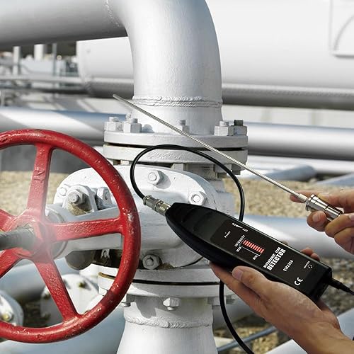 Miniatura 6 de allsun Pro Detector de Fugas Ultrasónico Transmisor Localizador de Ruidos Auto, Estetoscopio Electrónico Monitor de Ruidos de Máquinas HVAC