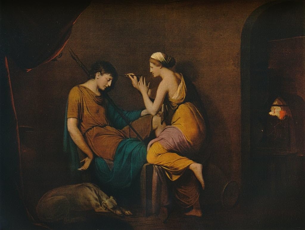Impression d'art premium de Joseph Wright tableau sur toile haute définition 60x90