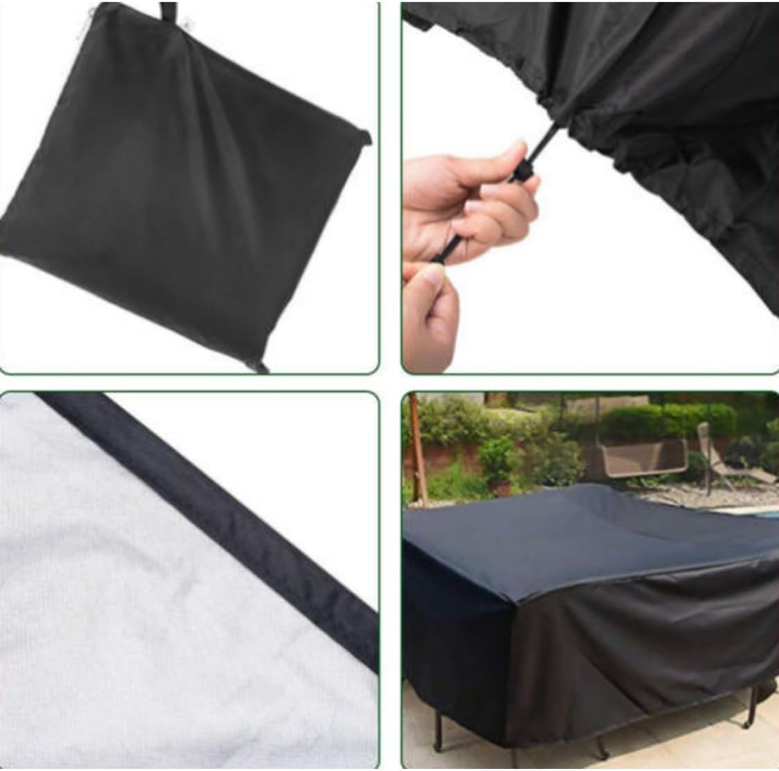 garden sofa cover case Patio Furniture Cover L-Shaped Sectional Sofa Waterproof Dustproof Furniture Protection Corner for Outdoor Indoor Veranda