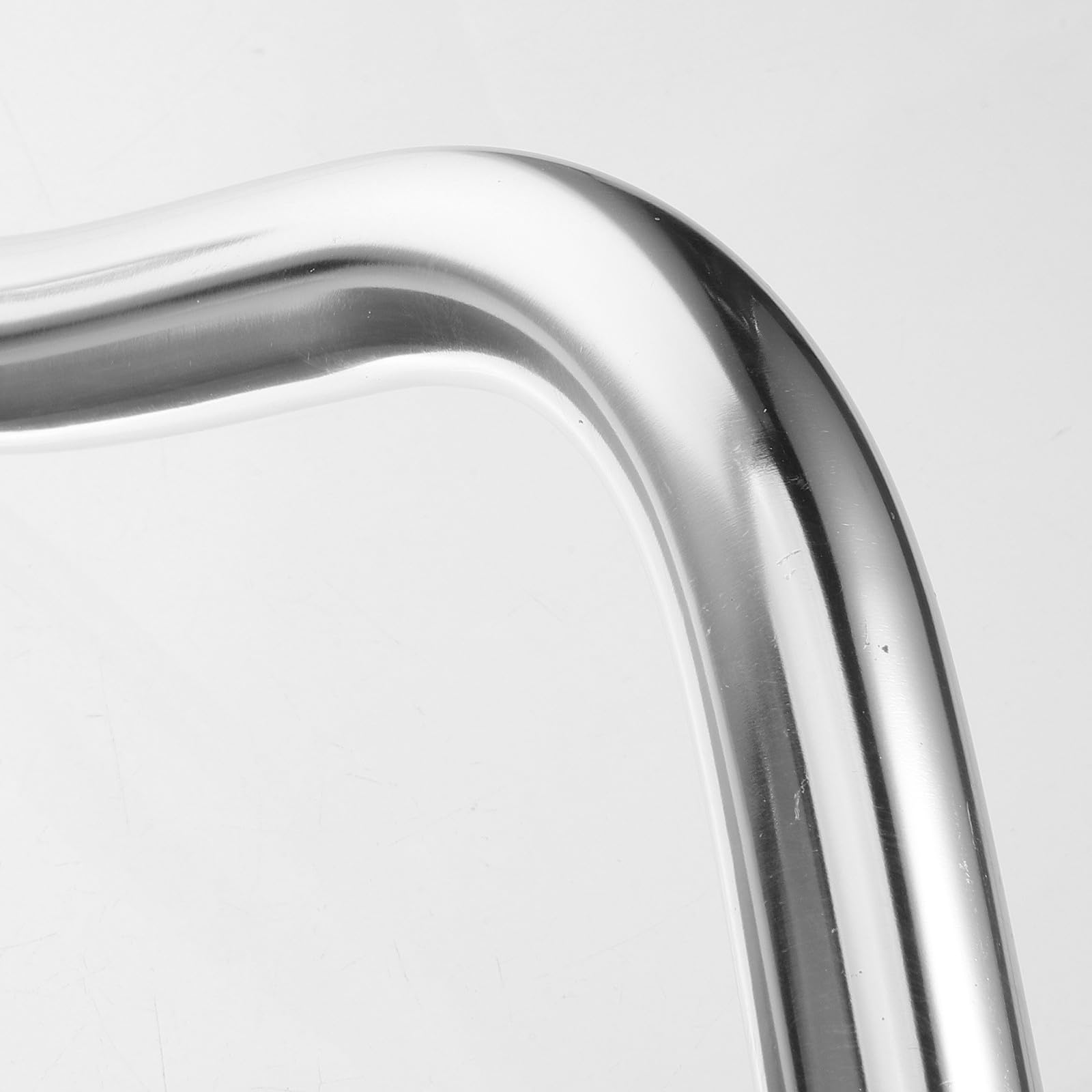 Manubrio Leggero e Anti-Usura in Inossidabile Argento per retrò per e Appassionati di Vintage