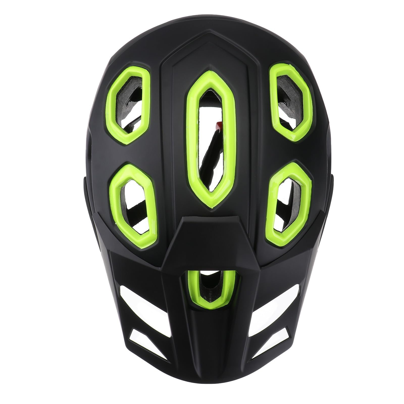 Housoutil Casco Vento Regolabile Nero al Riduce Resistenza e Bicicletta Casco Mtb in PC da Uomo Donna Ciclismo All'aperto Weekend