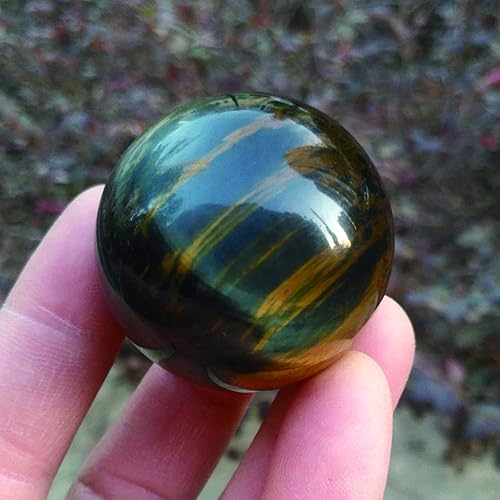 Miniatura 7 de Acxico 1 unids Natural Azul Tigre Ojo Jaspe Cuarzo Esfera Bola de Cristal Roca Curación 1.2 in