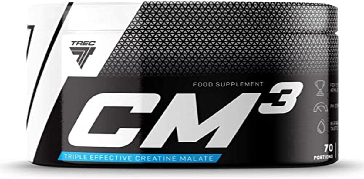 Trec Nutrition CM3 Tri-Creatine Malate Powder for Performance and Muscle Power, 250 g