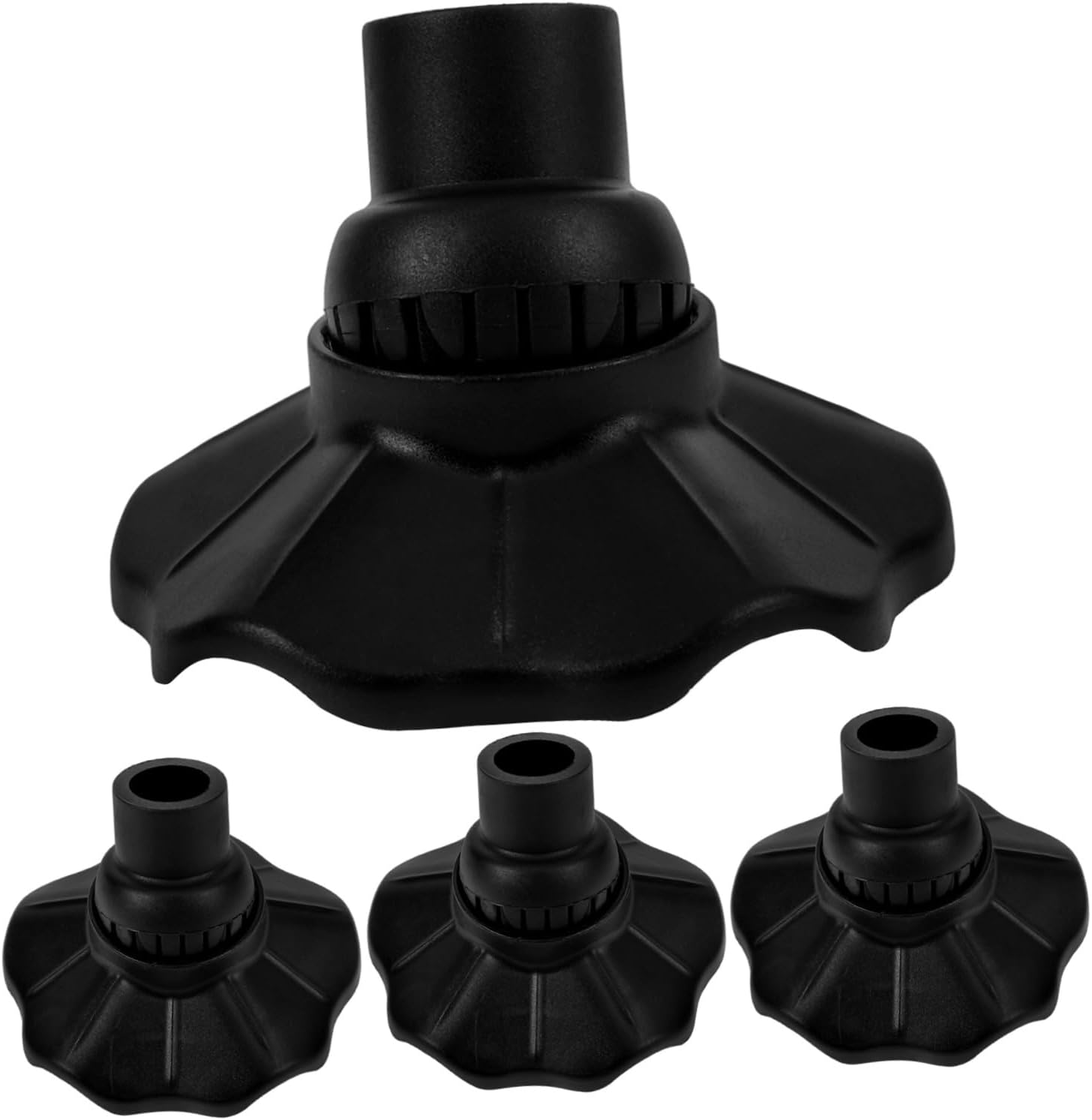 Mikikit 20pcs Camping Chair Leg Caps Non Slip Pad Furniture Protectors for Hardwood Floors