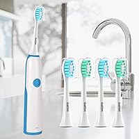 Vista 7 de OralClass Cabezales de repuesto para cepillos de dientes Philips Sonicare con mangos de clic, repuestos de cabezales de cepillo eléctrico suaves