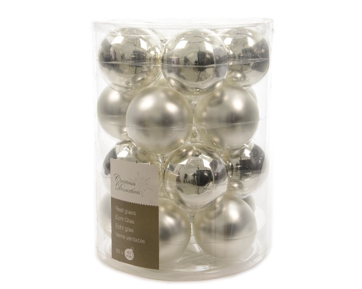 Deuba® Palline per Albero di Natale Set 100pz Lucide Opache Palle