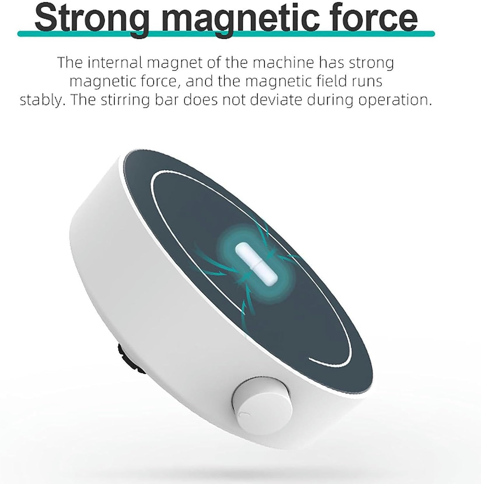 XENITE Agitador ElectromagnéTico De Laboratorio (1-2L) - Fuerza MagnéTica Fuerte + AgitacióN Estable, Mini Agitador MagnéTico - RegulacióN De Velocidad Continua, para Laboratorios Y Medicina,MS5