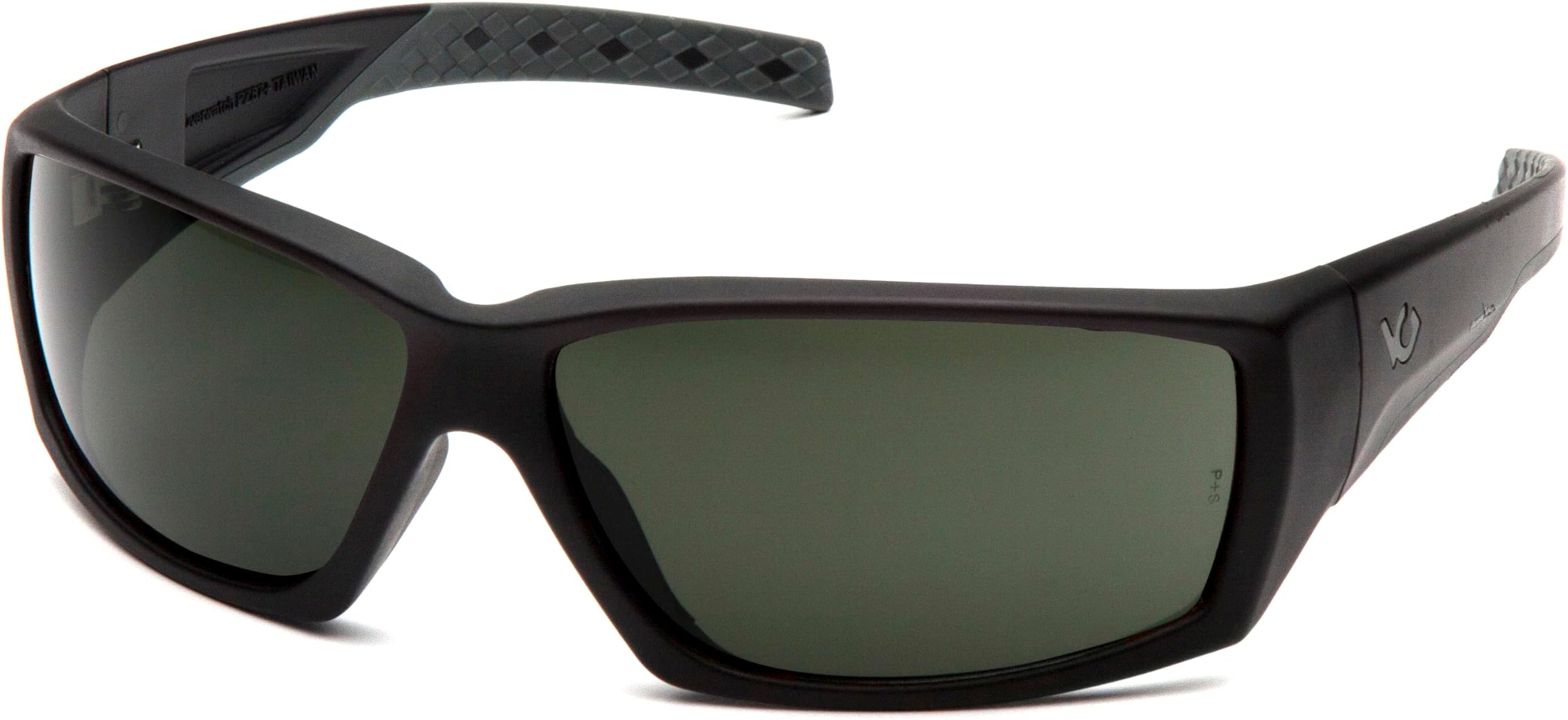 Overwatch Shooting Safety Sunglasses, Black, Forest Gray Anti-Fog Lens