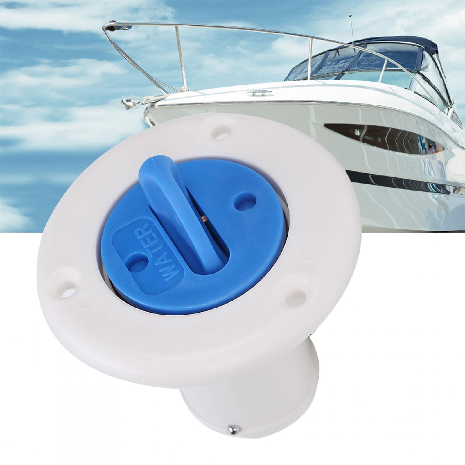 Tappo Imbarco Acqua Per Serbatoio - ABS, Con Catena, Per Barche, Camper, Gommoni - Foto 8