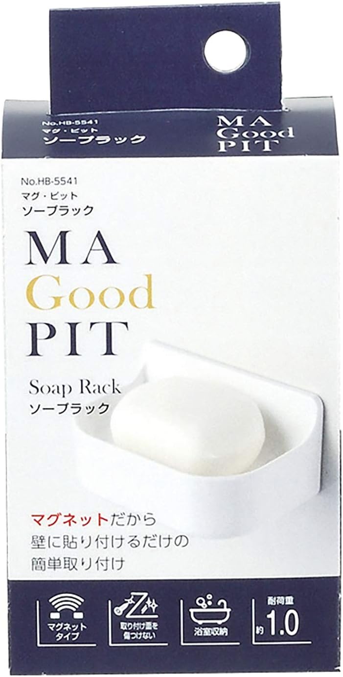 パール金属(PEARL METAL) Bath Supplies, 製品サイズ:(約) 幅13.5×奥行8.5×高さ5.5cm, wht