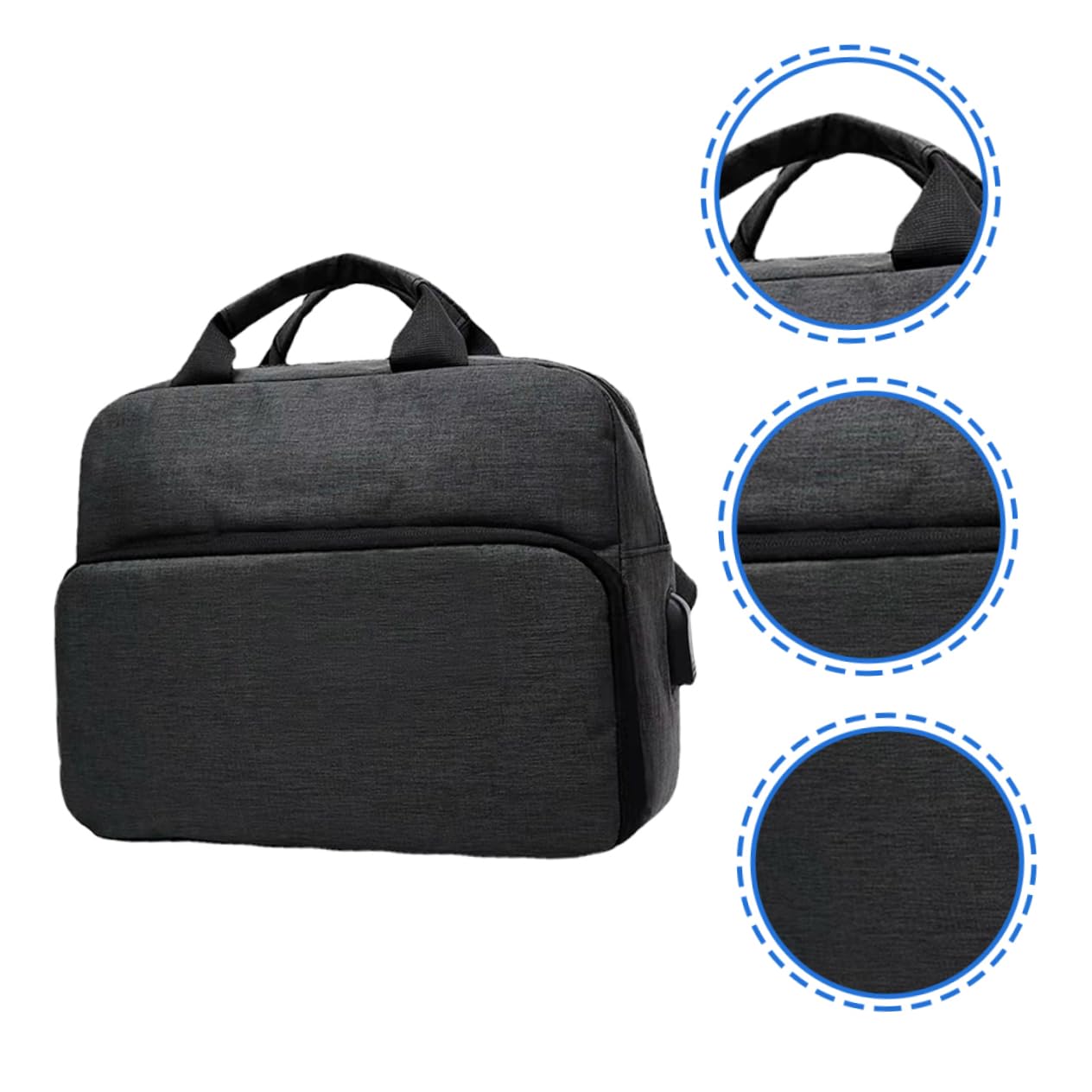 Gadpiparty Borsa Oxford Fotografica e Tessuto Macchina Reflex Tracolla a Imbottitura Spessa, Cerniera Regolabile per Viaggi e Campeggio