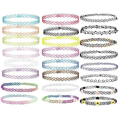 BJ-SHOP Gotico Collar Cadena, Gargantilla de Mujer Cover