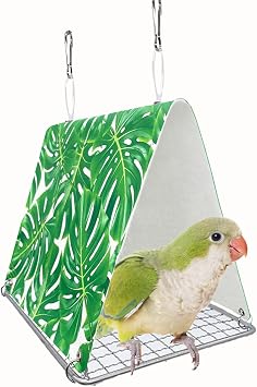 Summer Bird Tent Hammock - Stainless Steel Mesh Mat, Easy Cleaning, Hanging Bird Nest Bed5.5 * 7.28inch / 14 * 18.5cm