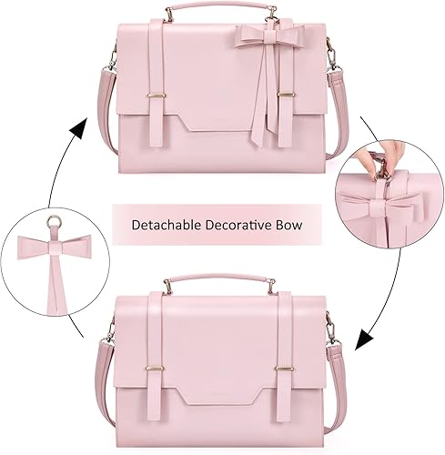 Miniatura 3 de ECOSUSI Bolso de mensajero para laptop de 15.6 pulgadas para mujer