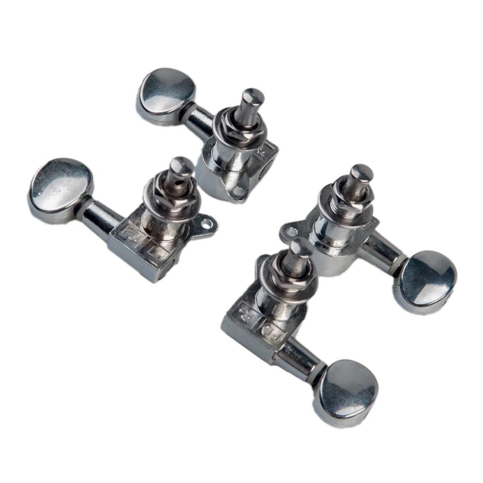 Testa di chitarra a 4 corde Parti per ukulele Accordatore per corde per unghie accordatura durevole 2L2R Piroli Per Accordatura Per Chitarra (Color : 5 SETS)