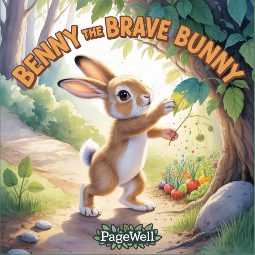 Benny the Brave Bunny and the Garden of Sharing | Kids Story Book | Kids Picture Book: A Heartwarming Forest Adventure About Kindness, Courage, and the Magic of Sharing for Kids Ages 3-8