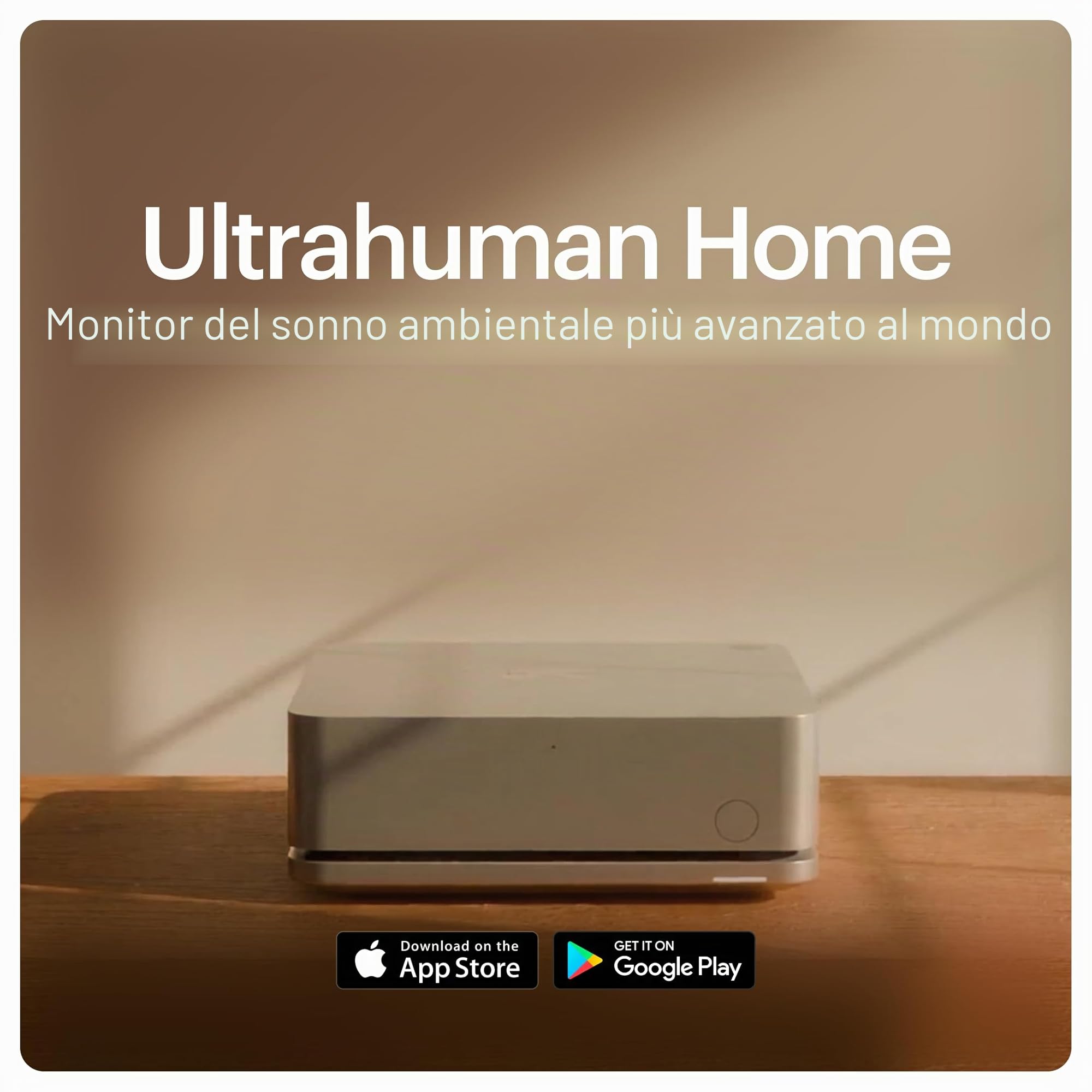 Ultrahuman Home – Smart Home Health Monitor | Monitora la qualità dell'aria, il rumore, la temperatura, CO, CO2 e altro | Ottimizzazione dell'esposizione alla luce | Monitoraggio dell'esposizione ai