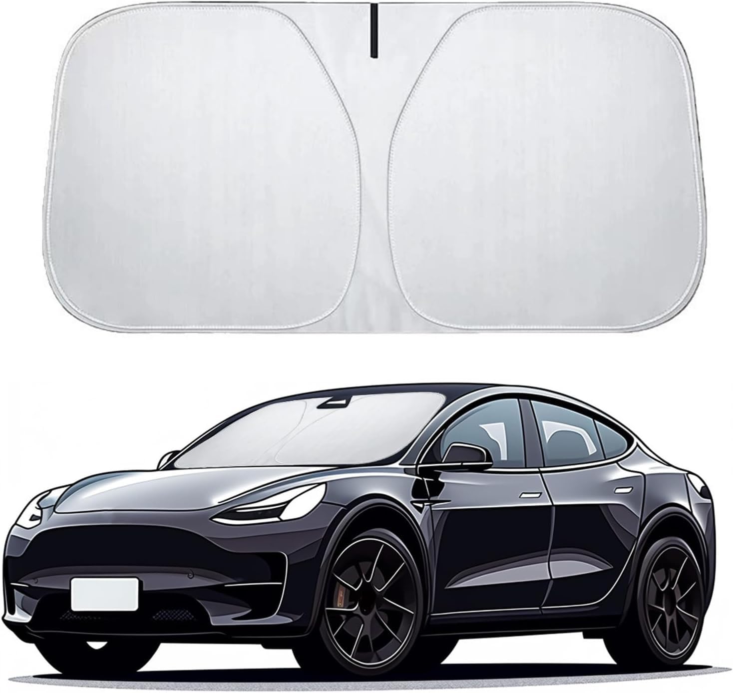 Woniyal Car Windscreen Sun Shade for BMW 3 Series 3er Serie 3 E46